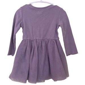 EUC Gymboree Lavender Purple Tulle Long Sleeve Dress 2T
